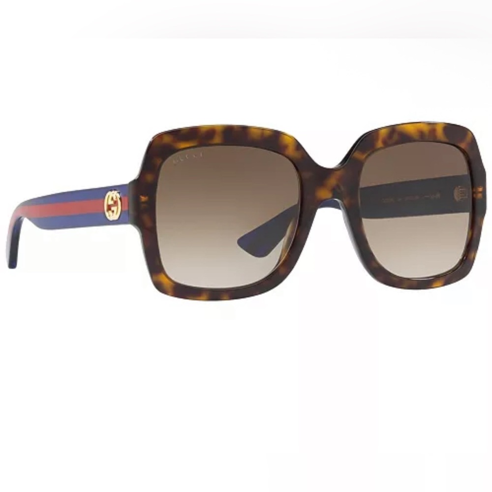 Gucci women’s Brown Gradient Oversized Sunglasses - Picture 3 of 9